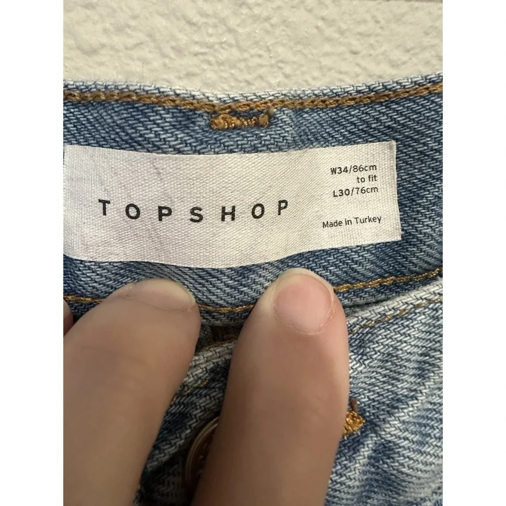 Topshop denim straight